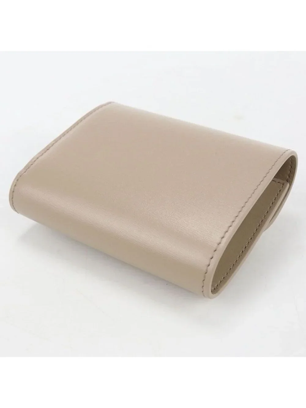 Celine Small Flap Wallet Triomphe Trifold Shiny Calfskin